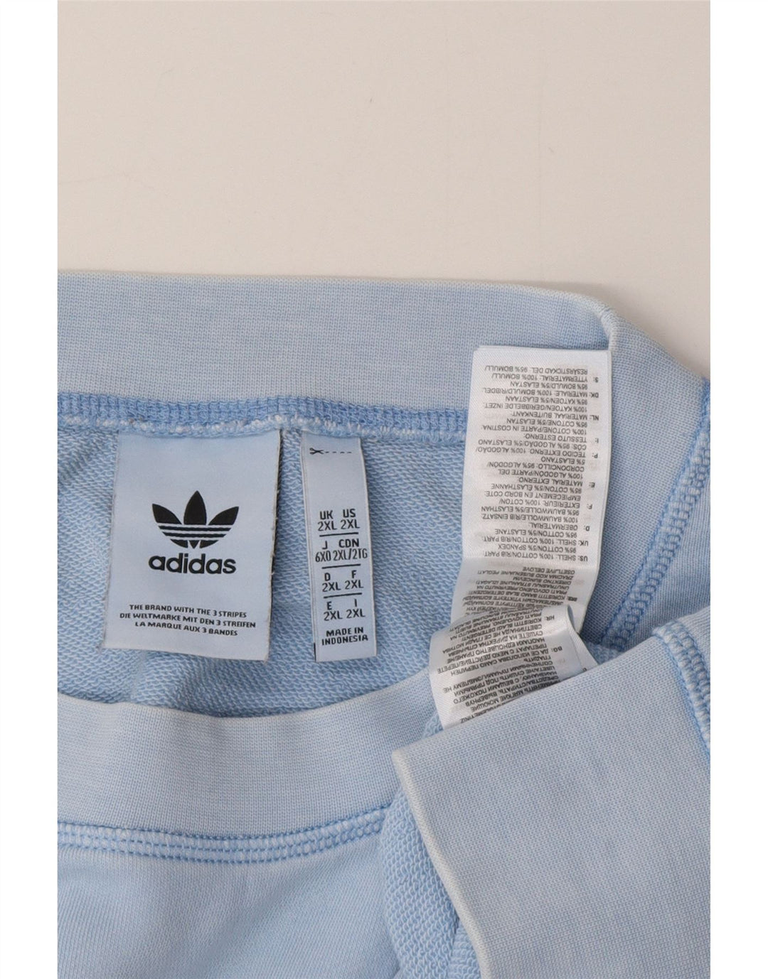 ADIDAS Mens Sweatshirt Jumper 2XL Blue Cotton