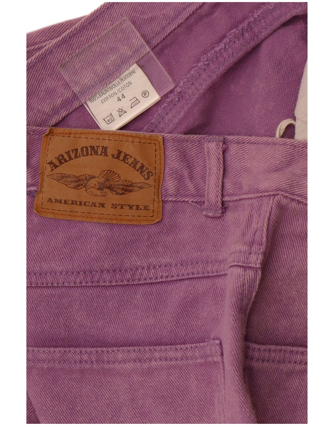 ARIZONA JEANS Womens High Waist Denim Skirt EU 44 XL W30  Purple Cotton