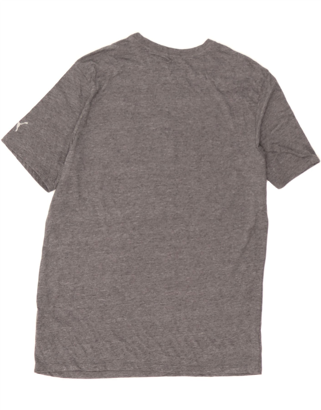 PUMA Mens Graphic T-Shirt Top Medium Grey Polyester Vintage Puma and Second-Hand Puma from Messina Hembry 