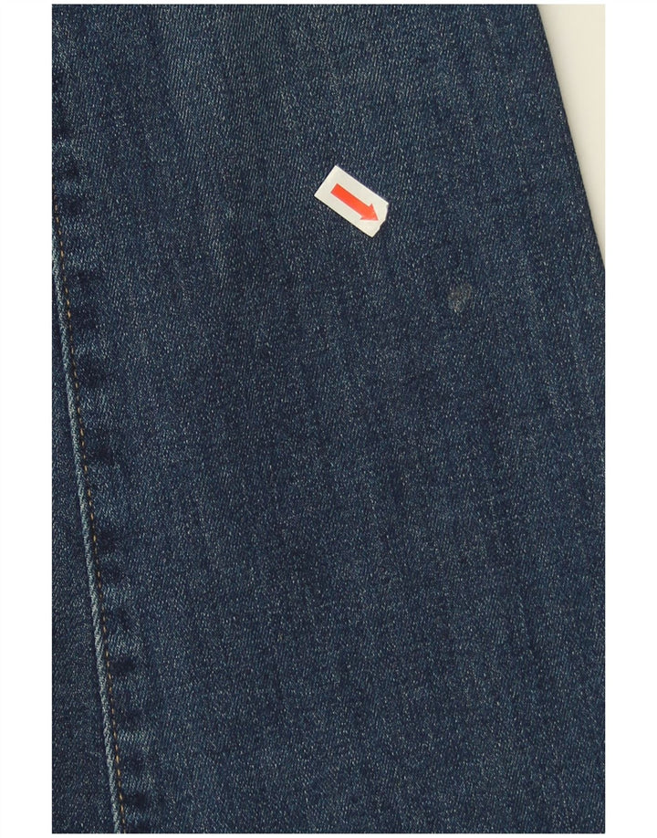 Levi's Womens High Rise Flared Jeans W25 L32 Navy Blue Cotton