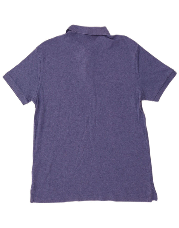 Polo Ralph Lauren Mens Custom Slim Fit Polo Shirt Medium Navy Blue Cotton