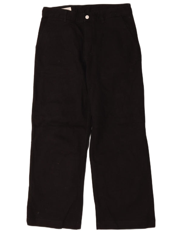Zara Mens Loose Jeans EU 42 Large W32 L30 Black Cotton