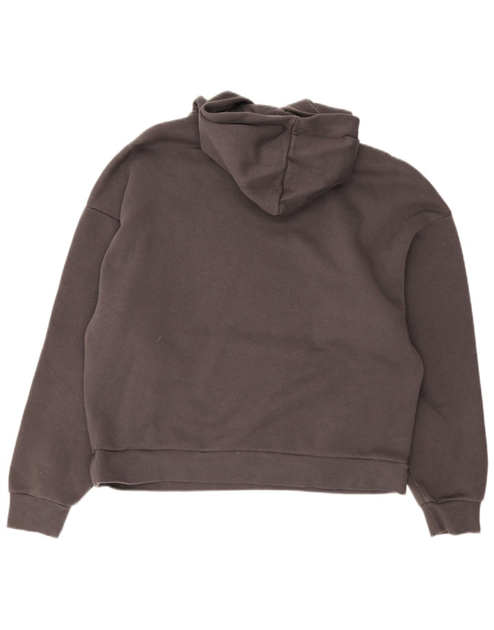 Puma Mens Hoodie Jumper Large Grey Cotton