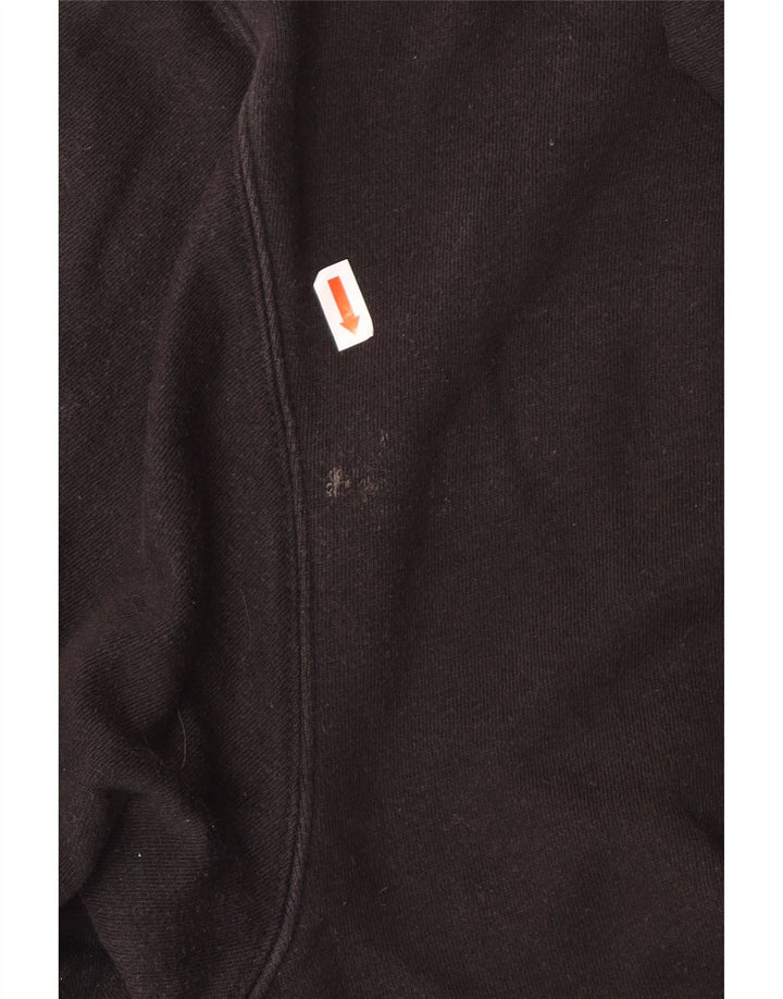 ADIDAS Mens Graphic Hoodie Jumper Large Black Cotton