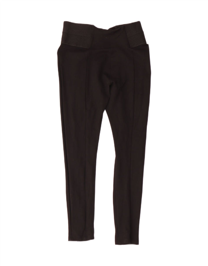 ZARA Womens Leggings UK 12 Medium  Black Viscose Vintage Zara and Second-Hand Zara from Messina Hembry 