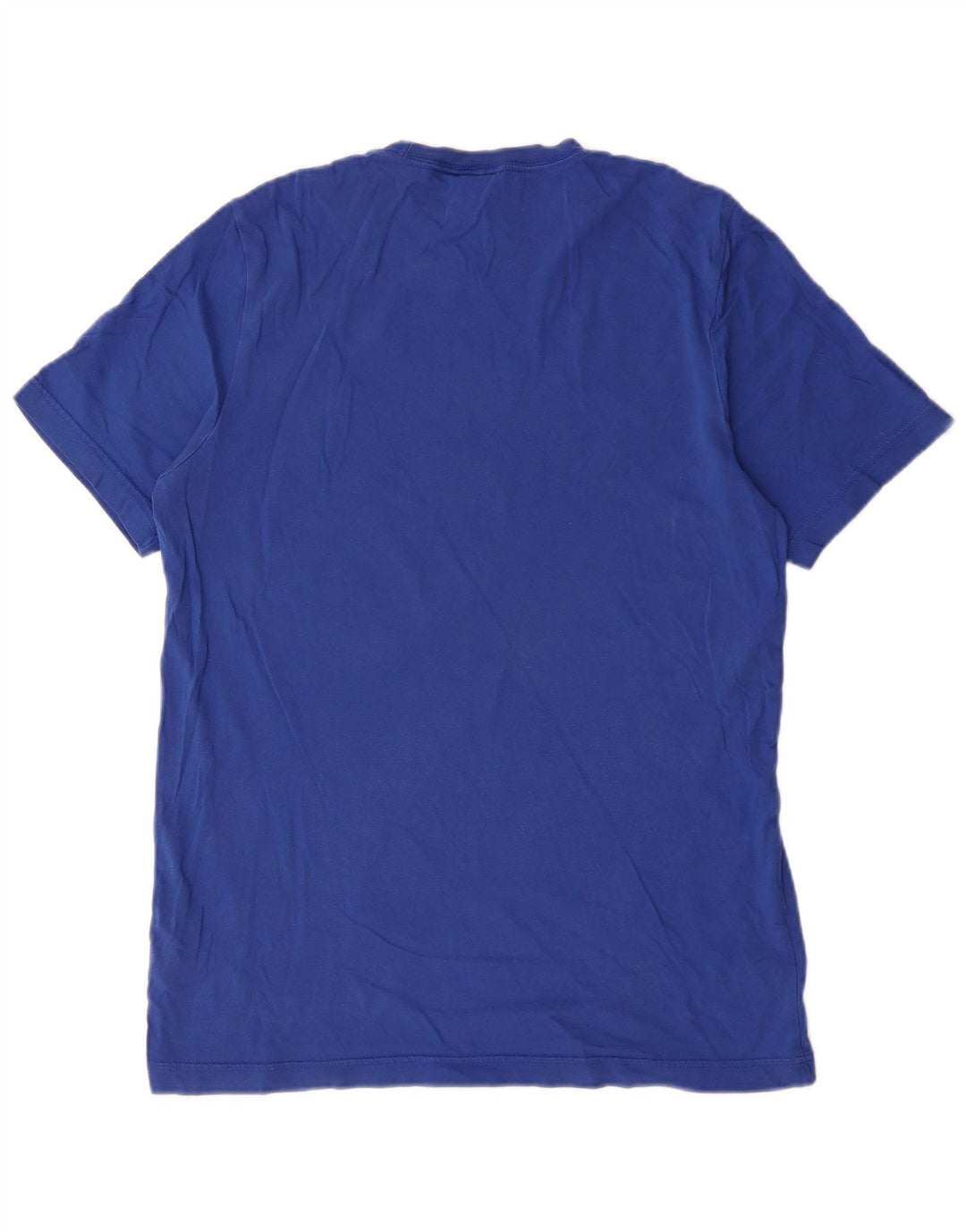 Adidas Mens T-Shirt Top Medium Navy Blue Cotton