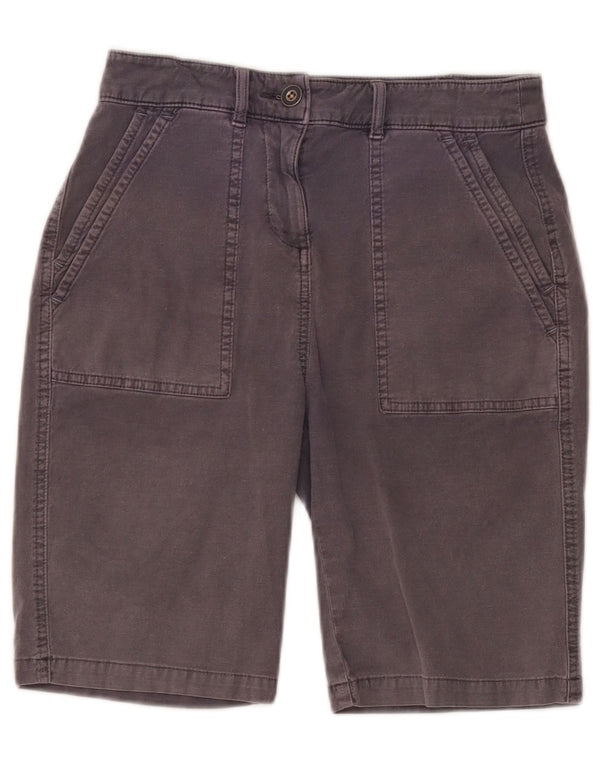 White Stuff Womens Chino Shorts UK 8 Small W28 Grey Cotton