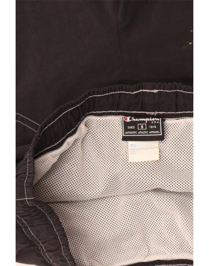 Champion Mens Swimming Shorts Small  Black Nylon