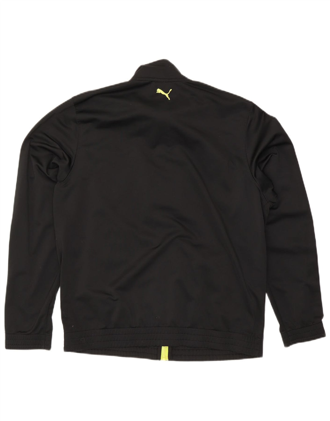 Puma Mens Graphic Tracksuit Top Jacket Large Black Polyester