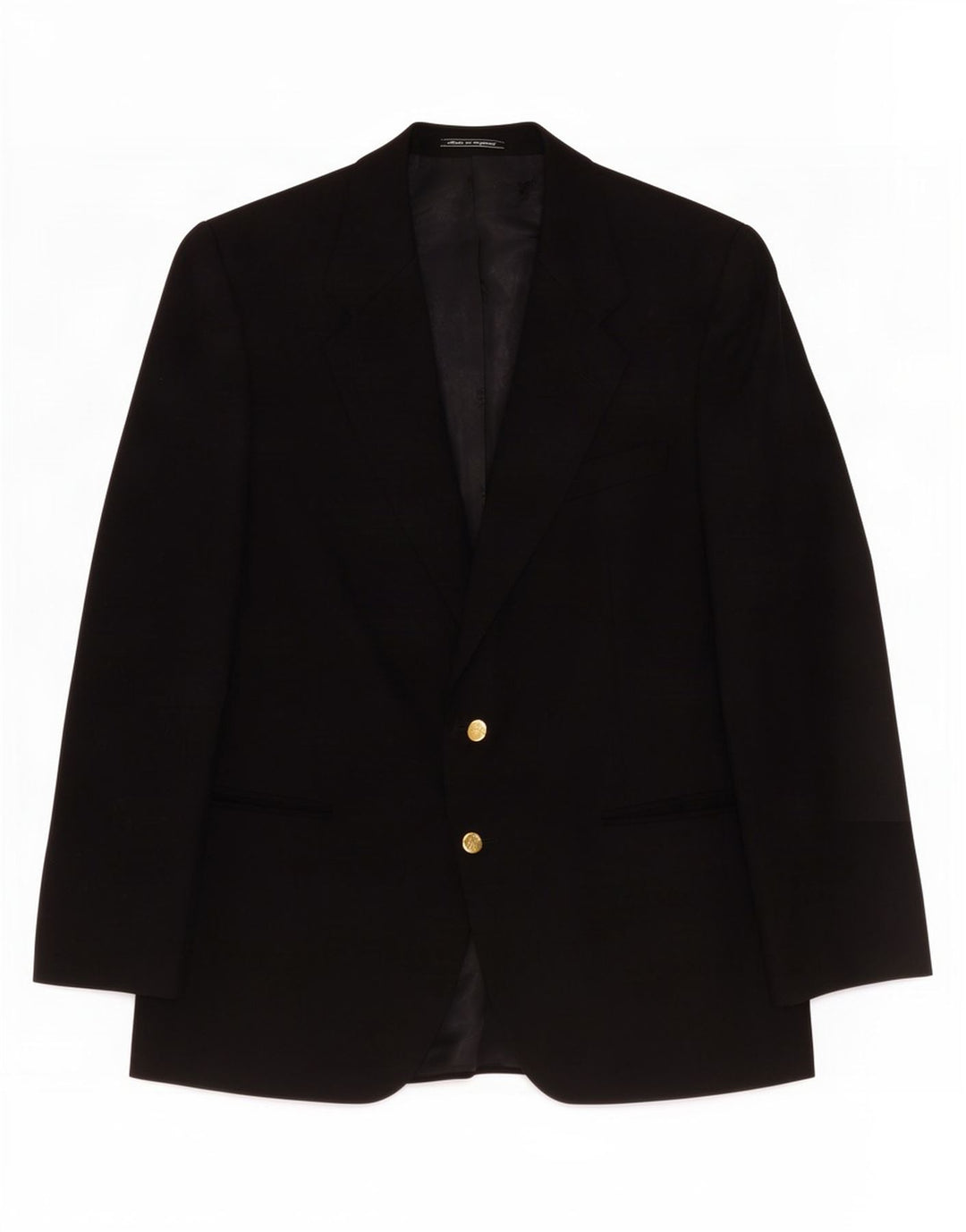 Burberrys Mens 2 Button Blazer Jacket UK 42 Large Navy Blue Wool