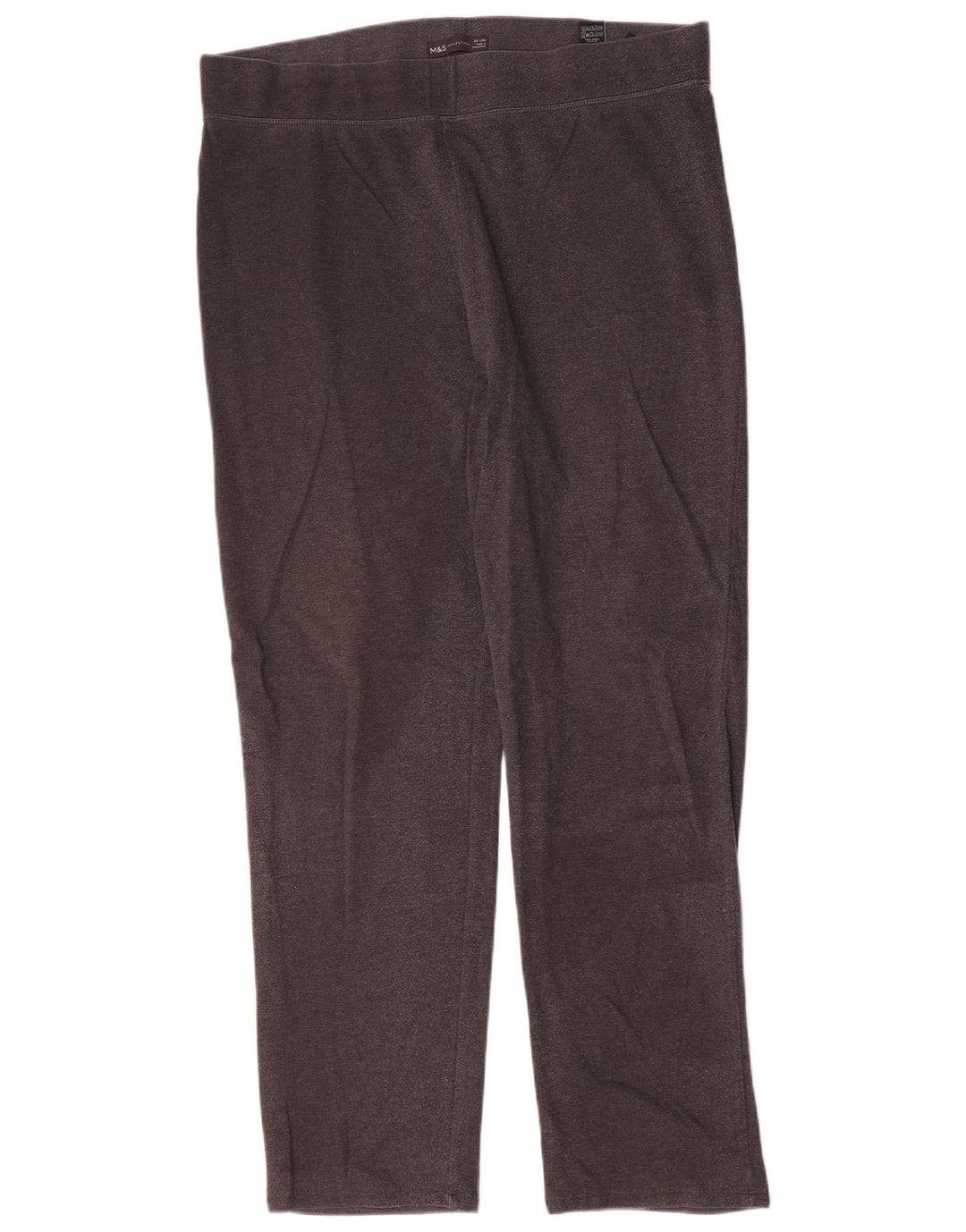 Marks & Spencer Womens Leggings UK 20 2XL Grey Cotton