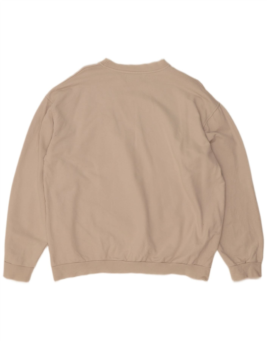 Kappa Mens Sweatshirt Jumper 2XL Beige Cotton
