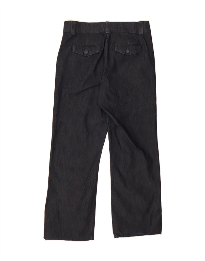 LEE Womens Straight Chino Trousers US 8 Medium W30 L29 Navy Blue Polyester Vintage Lee and Second-Hand Lee from Messina Hembry 