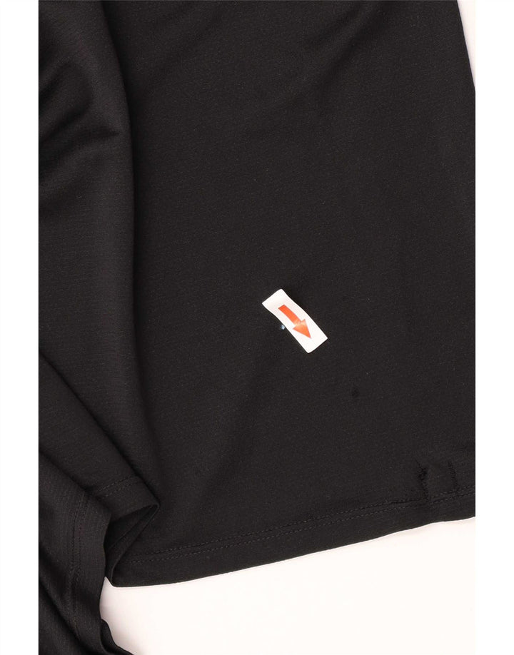 New Balance Mens Top Long Sleeve XL Black Polyester