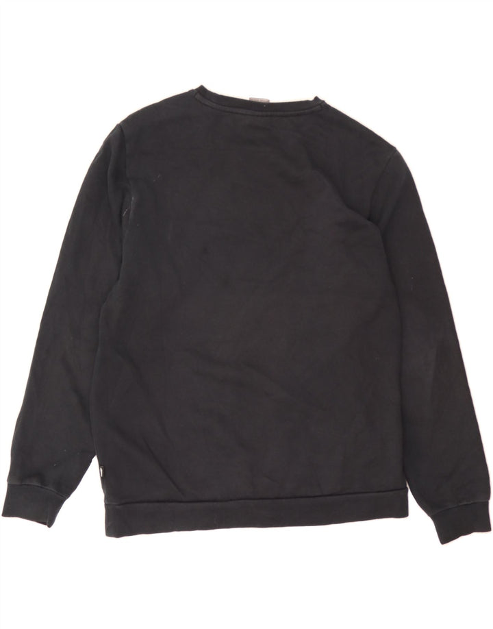 PUMA Mens Sweatshirt Jumper Large Black Vintage Puma and Second-Hand Puma from Messina Hembry 