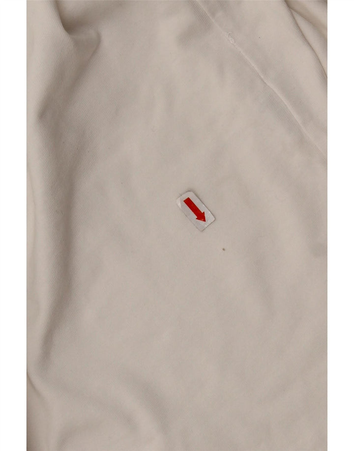 Zara Mens T-Shirt Top Small Off White Cotton