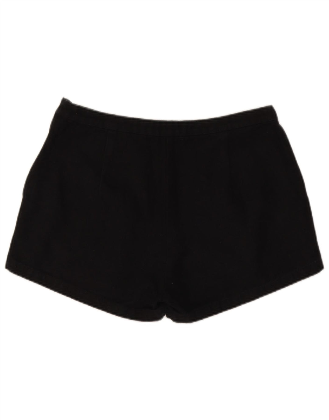 Vintage Womens Graphic Chino Shorts Large W30  Black Cotton