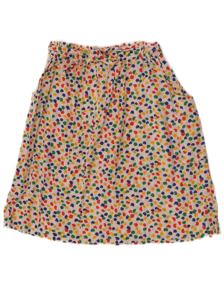 Vintage Womens Bubble Skirt W28 Medium Multicoloured Spotted