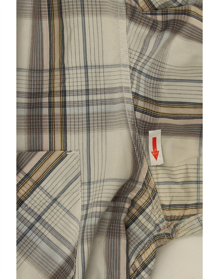 Marlboro Classics Mens Shirt Medium White Check
