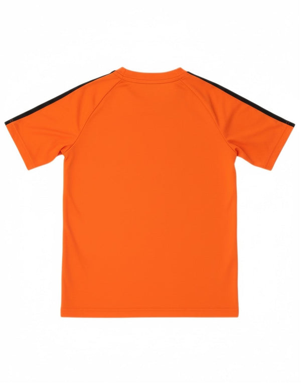 Adidas Boys Aeroready T-Shirt Top 11-12 Years Orange Polyester