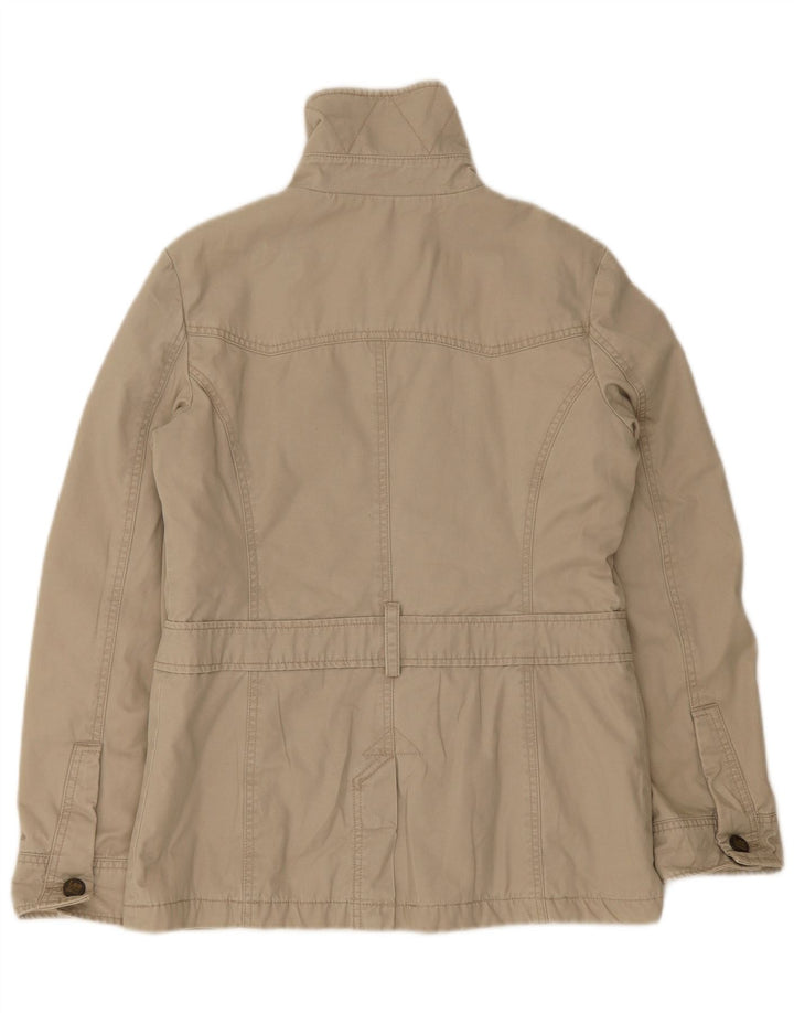 Lee Womens Utility Jacket UK 14 Medium Beige Cotton