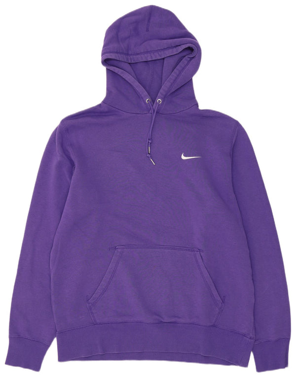 Nike Mens Hoodie Jumper Large Purple Cotton