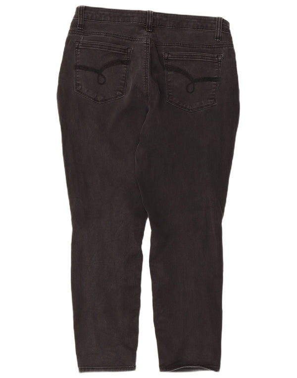 LEE Womens Riders Mid Rise Skinny Jeans US 4 Small W32 L24 Black