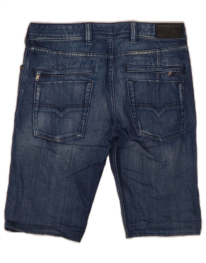 DIESEL Mens Kander Denim Shorts W29 Small Blue Cotton Vintage Diesel and Second-Hand Diesel from Messina Hembry 