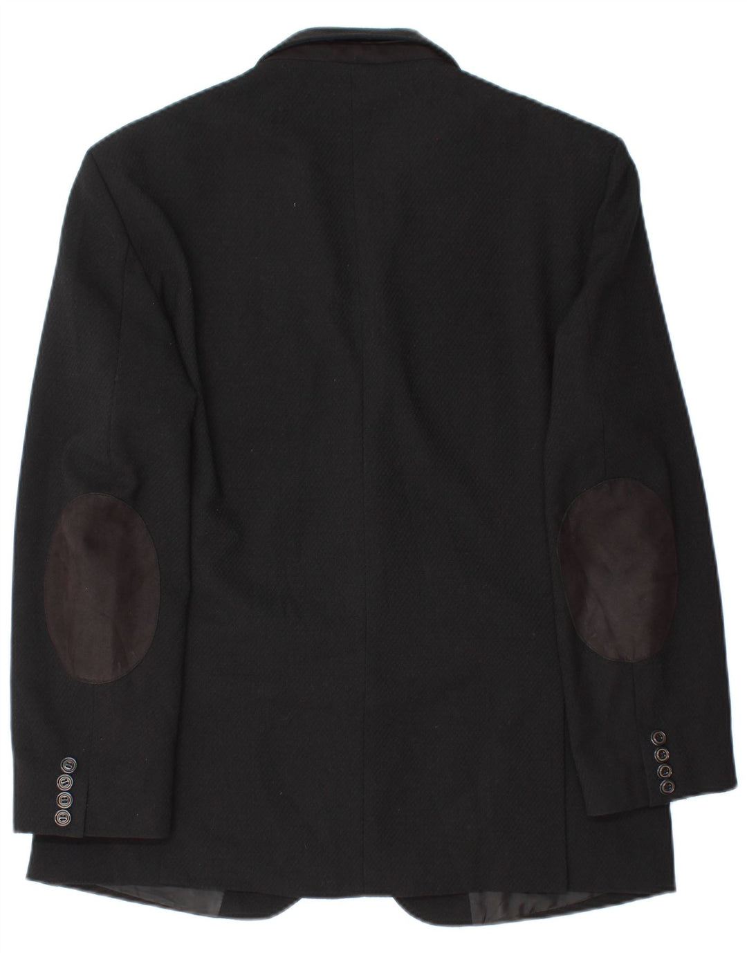Zara Mens 2 Button Blazer Jacket UK 42 XL Black