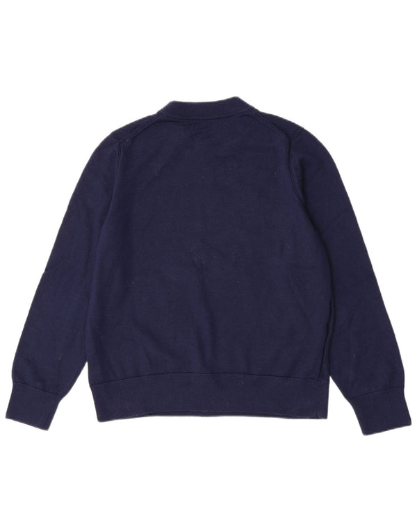 Cos Womens Crew Neck Jumper Sweater Medium Navy Blue Wool