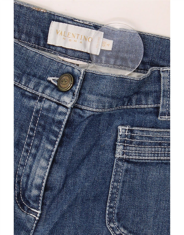 Valentino Womens Slim Jeans IT 40 Small W28 L30 Blue