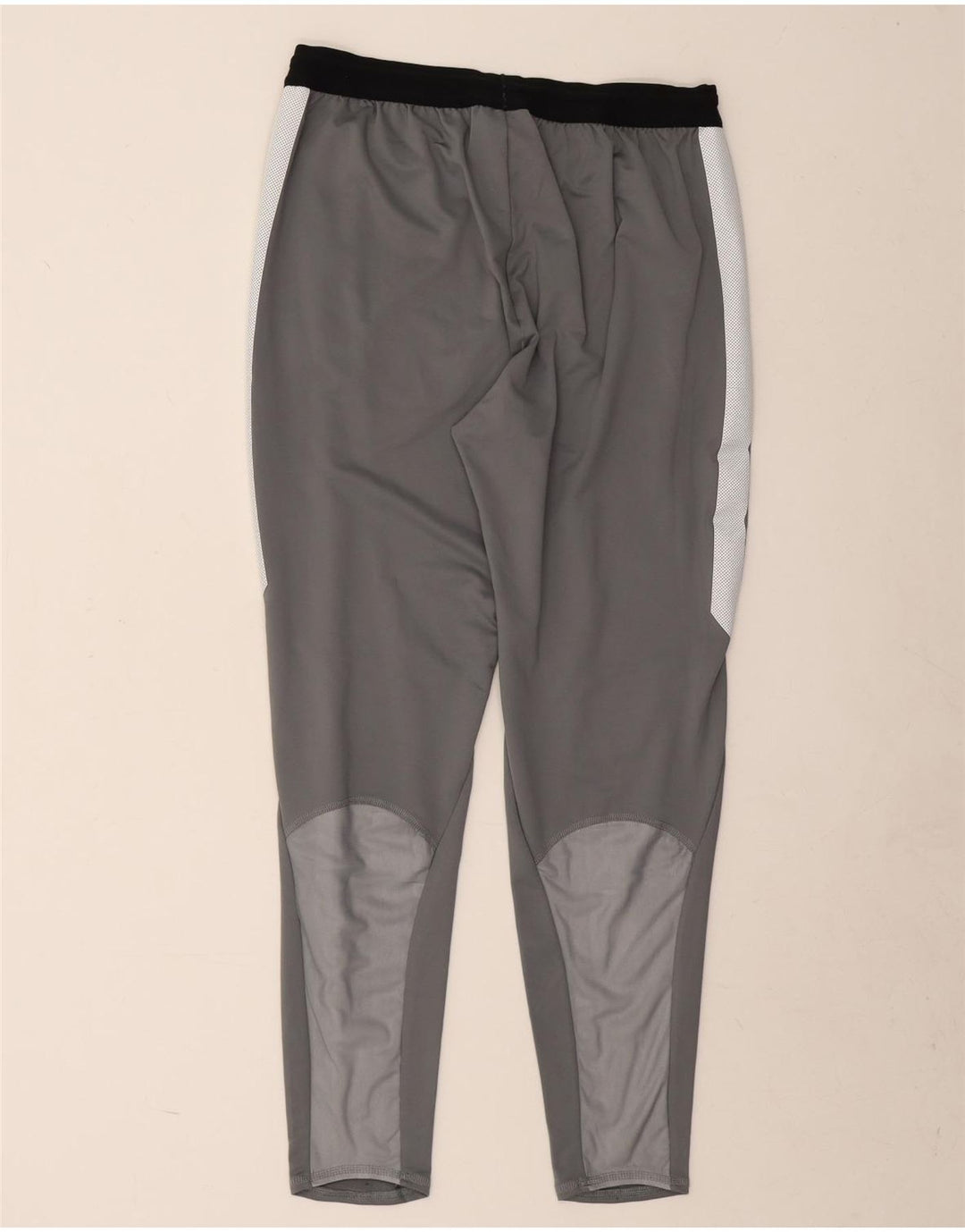 Nike Mens Dri Fit Tracksuit Trousers Large Grey Colourblock Polyester