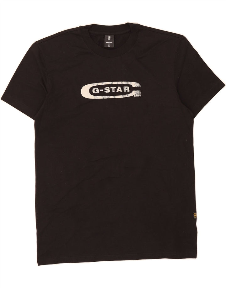 G-STAR Mens Graphic T-Shirt Top Medium Black Cotton Vintage G-Star and Second-Hand G-Star from Messina Hembry 