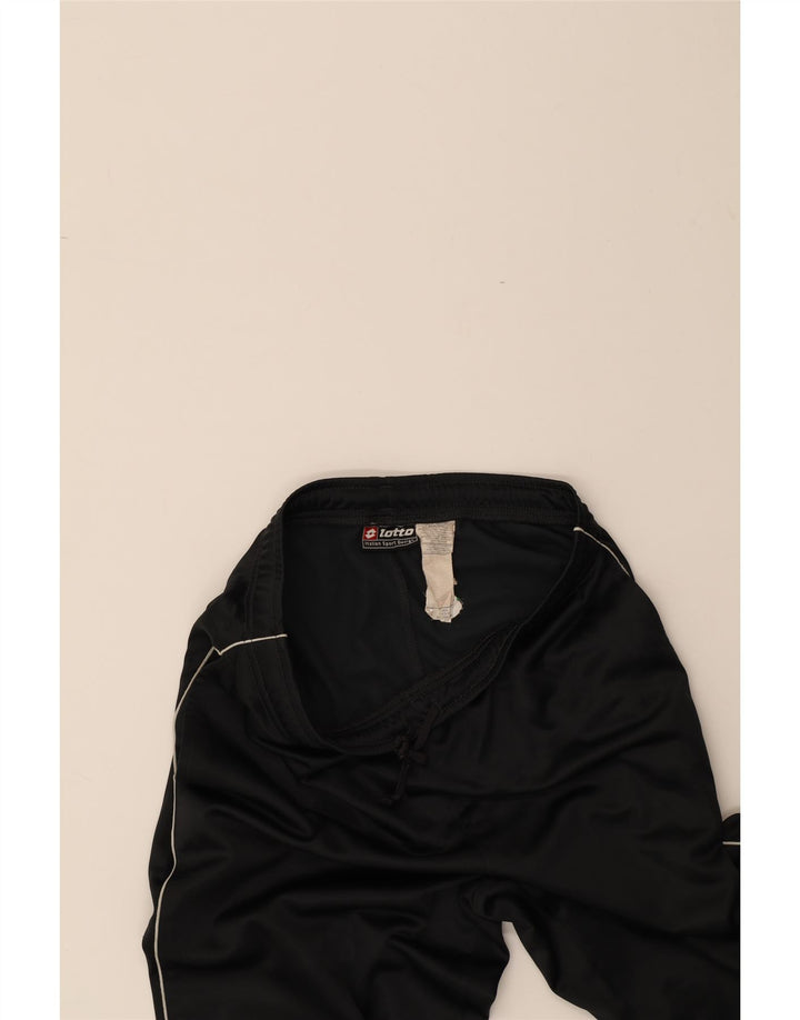 LOTTO Mens Tracksuit Trousers Large  Black Polyester Vintage Lotto and Second-Hand Lotto from Messina Hembry 