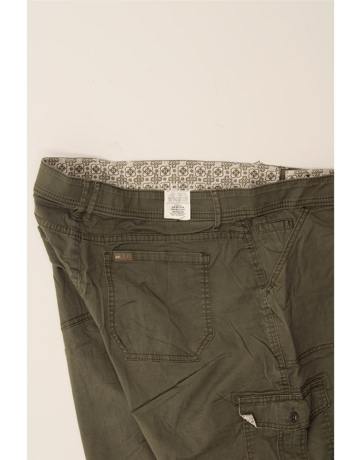 LEE Womens Cargo Shorts US 16 2XL W38  Khaki Cotton Vintage Lee and Second-Hand Lee from Messina Hembry 
