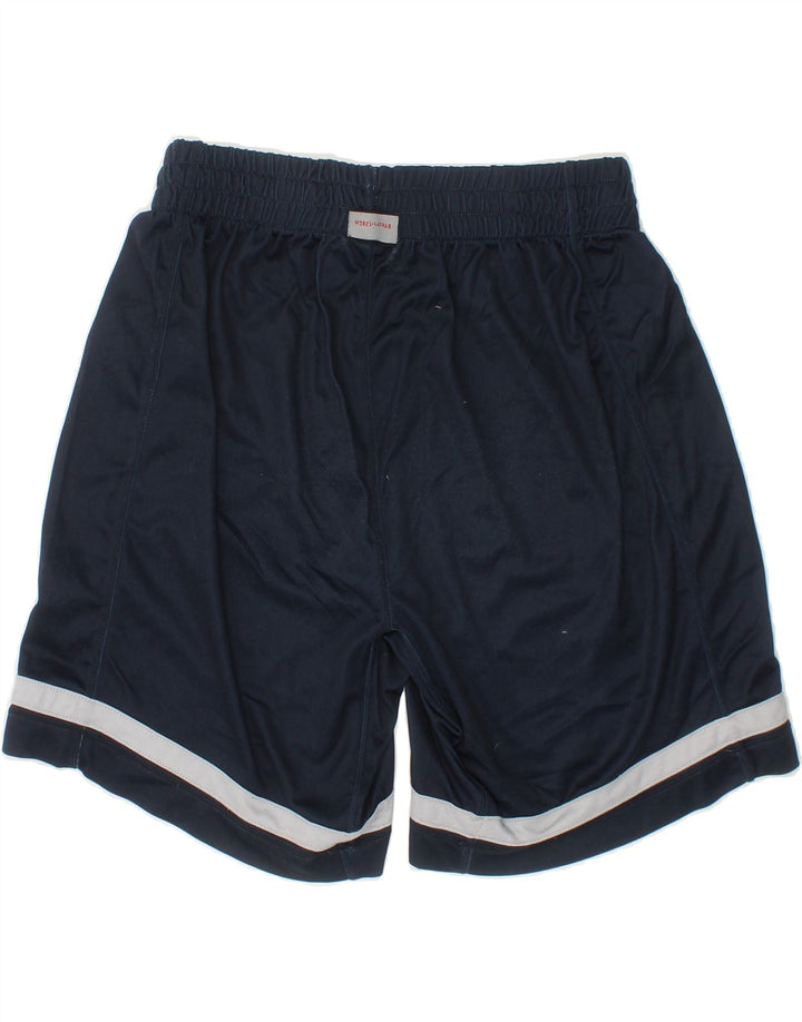 KAPPA Boys Graphic Sport Shorts 7-8 Years  Navy Blue Polyester Vintage Kappa and Second-Hand Kappa from Messina Hembry 