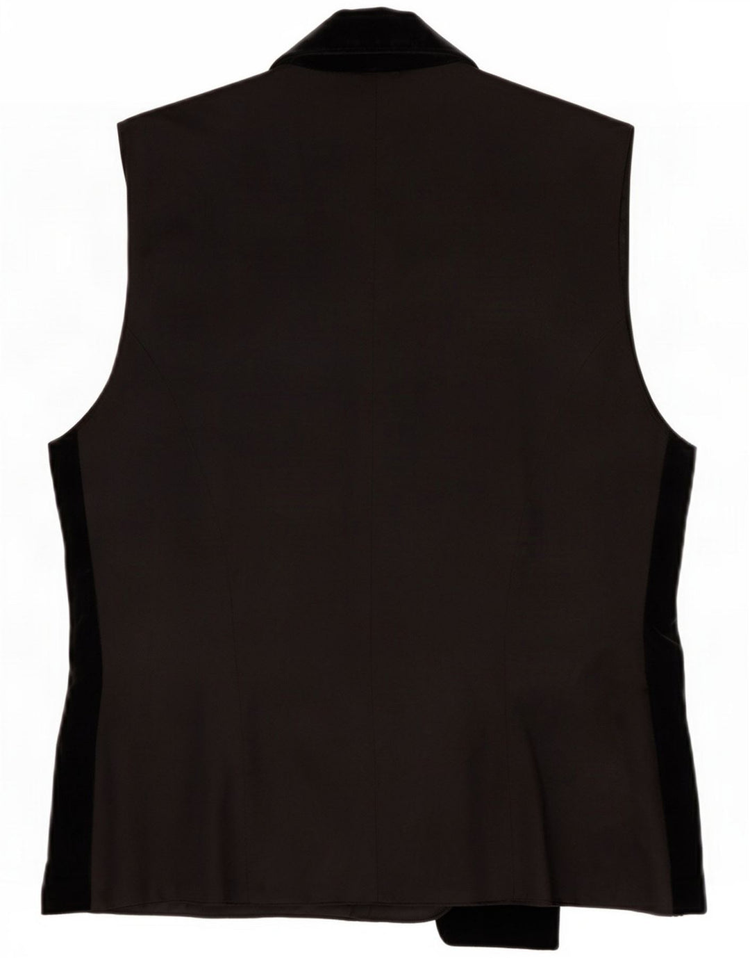 Daniel & Mayer Womens Double Breasted Waistcoat IT 42 Medium Black