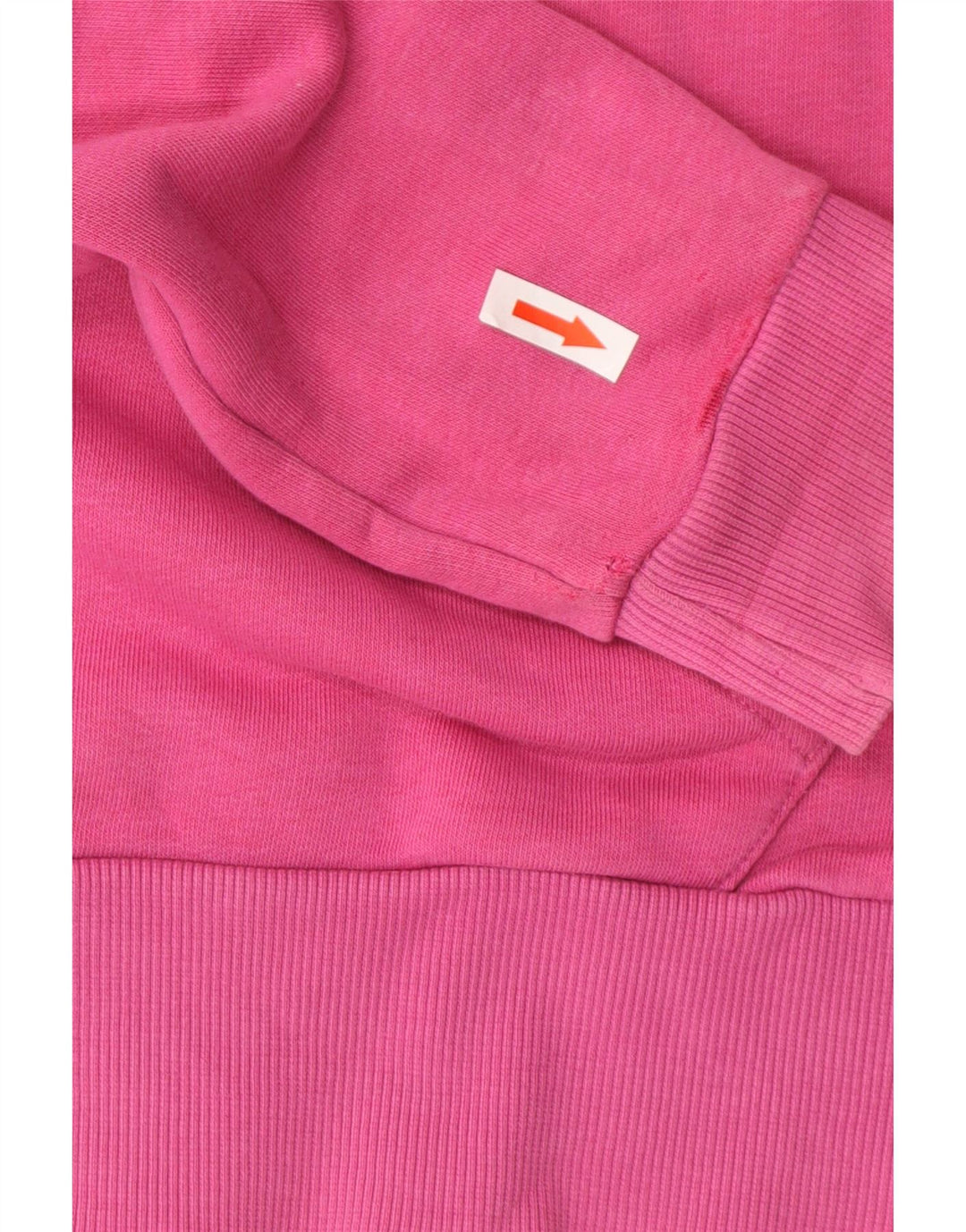 Puma Womens Graphic Hoodie Jumper UK 12 Medium Pink