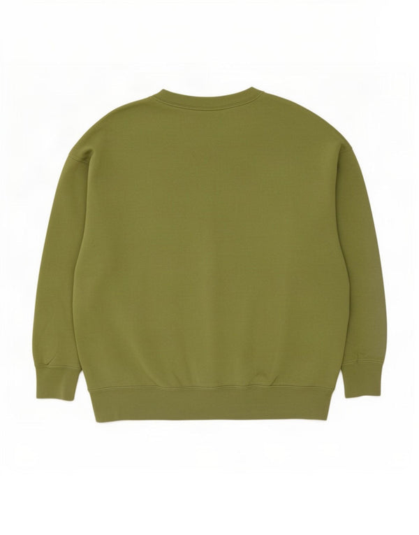 Nike Mens Graphic Loose Fit Sweatshirt Jumper Medium Green Cotton