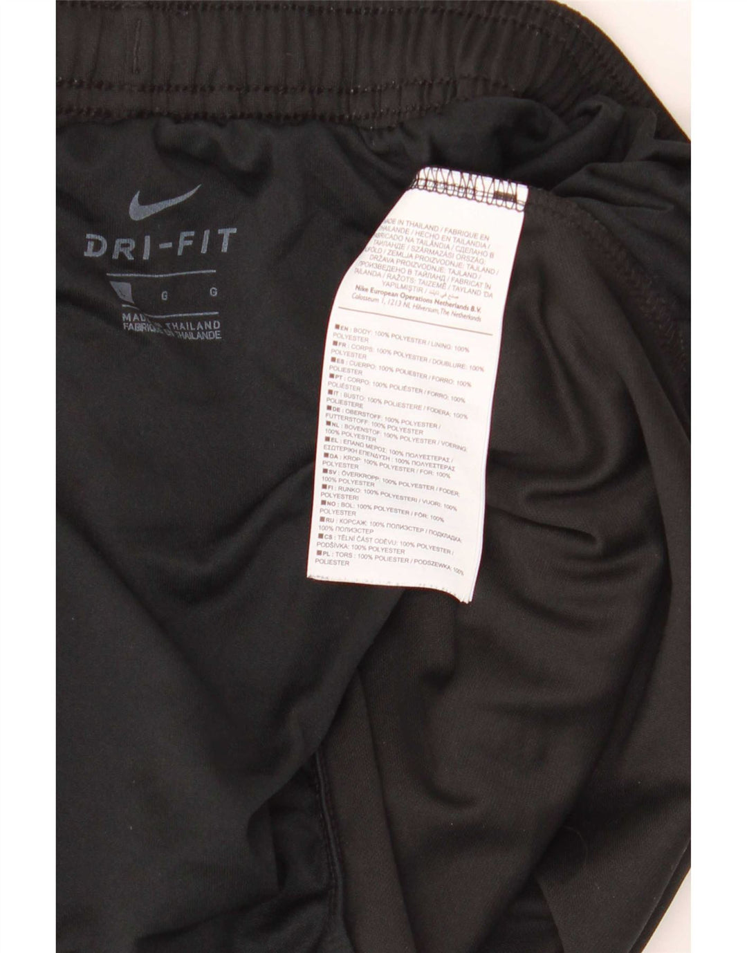 Nike Mens Dri Fit Sport Shorts Large Black Polyester