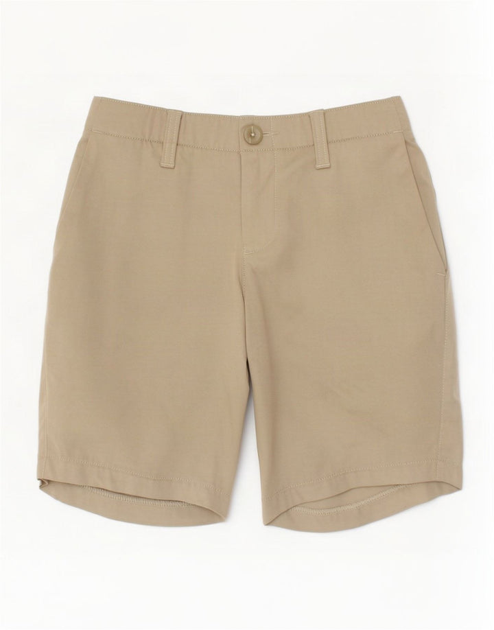 Under Armour Boys Chino Shorts 7-8 Years W24 Khaki Polyester