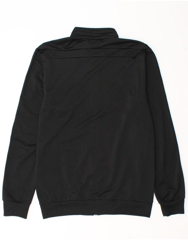 Adidas Mens Tracksuit Top Jacket Small Black Polyester