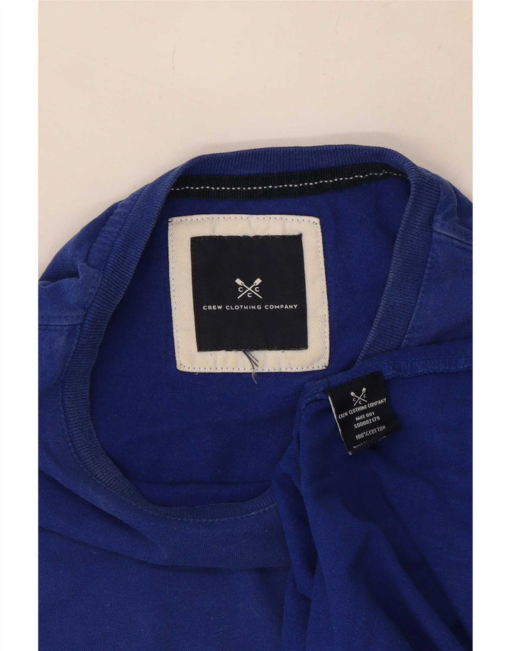 Crew Clothing Mens T-Shirt Top Medium Blue