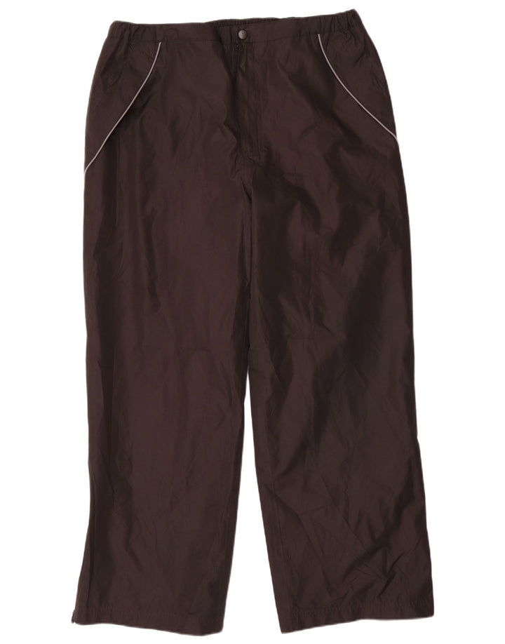 Marks & Spencer Mens Blue Harbour Straight Casual Trousers W36 L28 Black