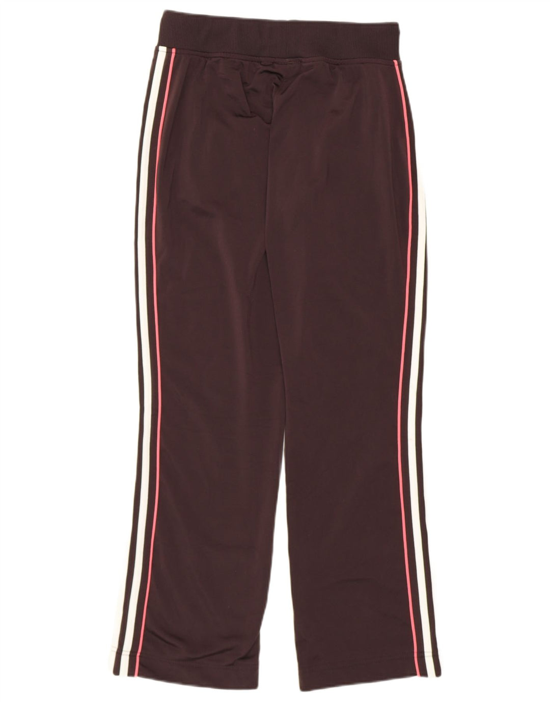 Adidas Womens Tracksuit Trousers UK 12 Medium Brown Polyester