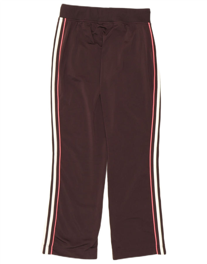 Adidas Womens Tracksuit Trousers UK 12 Medium Brown Polyester