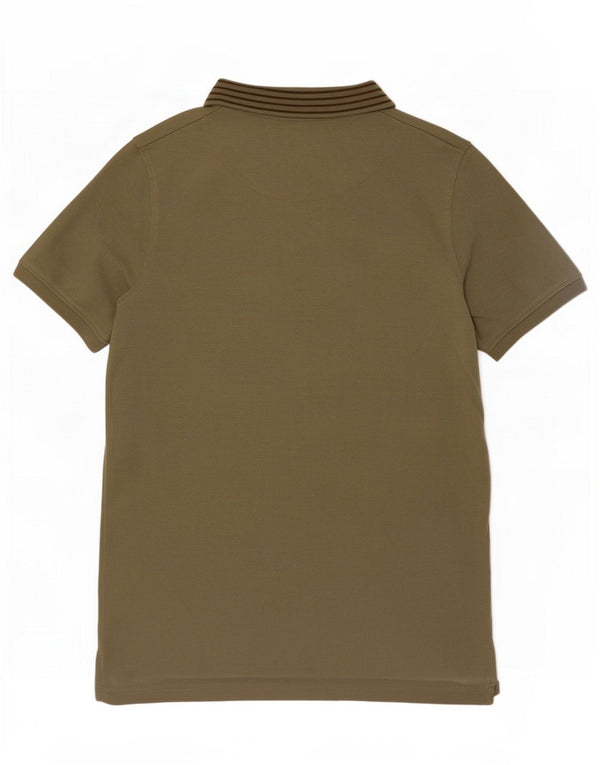 Lyle & Scott Boys Polo Shirt 14-15 Years Khaki Cotton