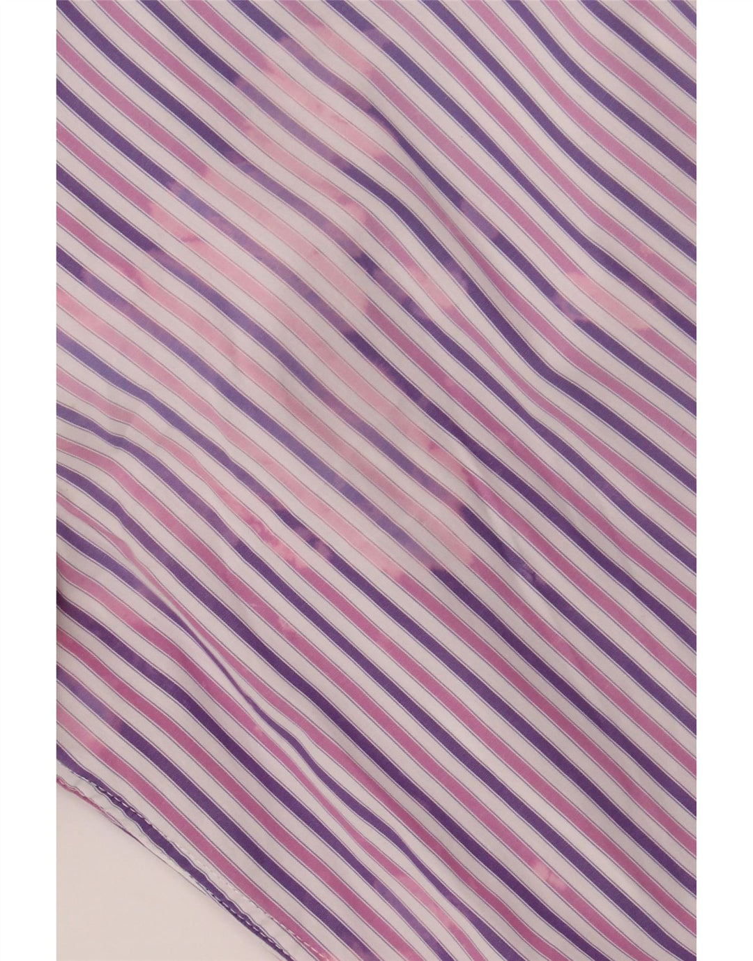 LACOSTE Mens Shirt Size 39 Medium Purple Striped Cotton