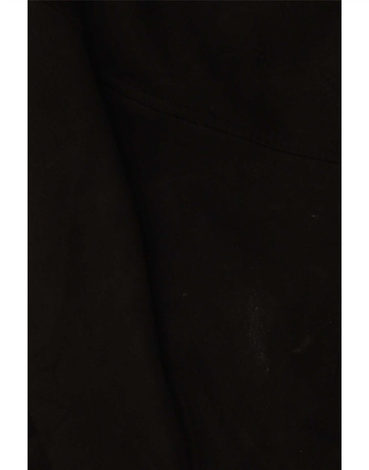 Zara Womens Open Overcoat UK 16 Large Black
