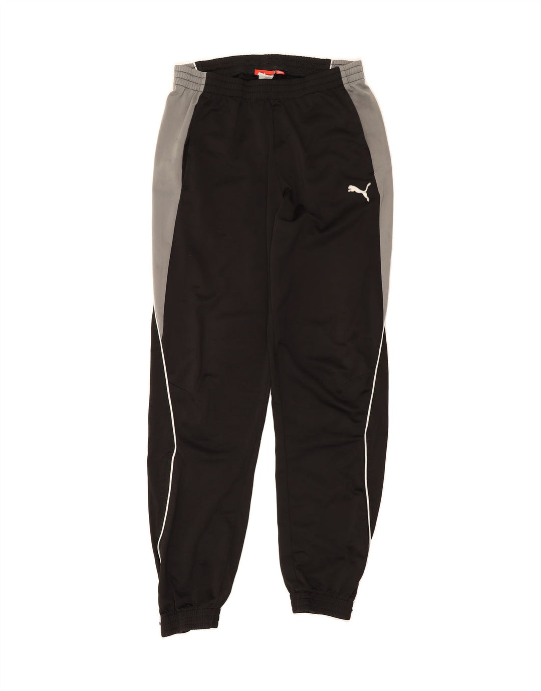 PUMA Mens Tracksuit Trousers Joggers Medium  Black Colourblock Vintage Puma and Second-Hand Puma from Messina Hembry 